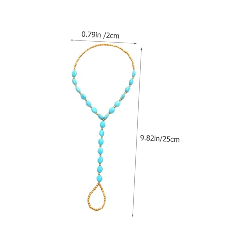 2Pcs Women Beads Anklet Chain Fashion Foot Jewelry for Beach Daily Wear Comfortable Barefoot Sandals with Delicate Workmanship Present for Girlfriend Friends