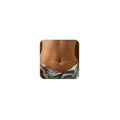 CHESKY Waist Beads for Women, Dainty 14k Gold Plated Waist Chain Beach Accessories Cute Belly Chain Body Chain Gold Chain Belts for Women Summer Beach Jewelry for Womens Gifts Rave Outfits for Womens - style: cross waist beads