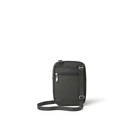 Baggallini Journey Crossbody Bags for Women 9x6 Small Lightweight Travel Handbag W/RFID - color: Charcoal