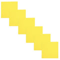 Motique Accessories Solid Color Bandana - Set of 6 Bandannas - color: Bright Yellow