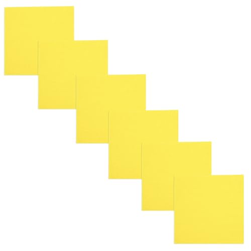 Motique Accessories Solid Color Bandana - Set of 6 Bandannas - color: Bright Yellow