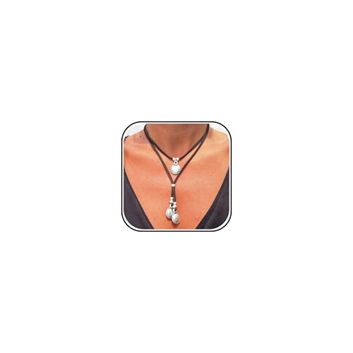 HUASAI Choker Necklace for Women Boho Necklaces Country Concert Outfits for Women Layered Western Choker Necklace Boho Cowgirl Jewelry Accessories Dress - color: D:Layered Boho Choker Necklace