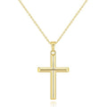 Cross Necklace for Women Gold Cross Necklaces for Women 14K Gold Cross Necklace for Womens Blend Beauty With Sentiment Dainty Gold Crosses Chain Pendant Necklaces for Womens 20/25mm - size: 30MM