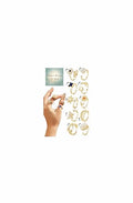 10Pcs Fidget Anxiety Rings for Women Adjustable Spinner Ring Gifts for People With Anxiety Moon Sun Butterfly Galaxy Daisy Flower CZ Stress Relief Calm Rings Jewelry 14K Gold/Silver/Rose Gold Plated - color: 14K Gold Plated