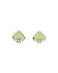 kate spade new york Everyday Spade Studs - color: Bosc Pear/Silver Enamel
