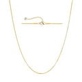 NECOCY 14K Gold Plated Necklaces for Women, Dainty Gold Herringbone Choker Necklace Thin Layered Snake Chain Jewelry for Gifts - color: 1.5MM 18"-GD Herringbone Necklace