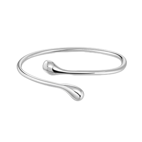 Arm Cuff Bracelet for Women Adjustable Upper Arm Cuff Bangle Boho Summer Beach Festival Jewelry - color: Silver Arm Cuff - Large