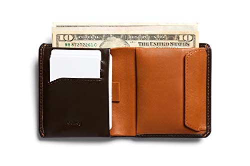 Bellroy Coin Wallet (Slim Coin Wallet, Bifold Leather Design, Holds 4-8 Cards, Magnetic Closure Coin Pouch) - color: Java - RFID, size: Taille Unique
