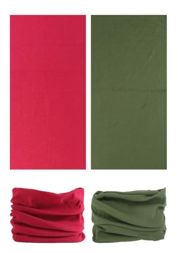 Head Wrap Headwear Headband Bandana Face Mask magic scarf for men & women - color: 6pcs. Solid Color 5