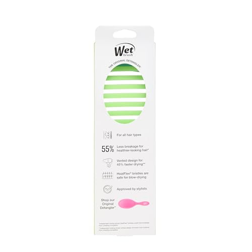 Wet Brush Speed Dry, Lime-A-Rita (Summer Quencher) - Vented Design & Soft HeatFlex Bristles Are Blow Dry Safe - Ergonomic Handle Manages Tangles - Pain-Free Hair Brush, Limited Edition - color: Summer Quencher Lime -A-Rita, size: 1 Count (Pack of 1)