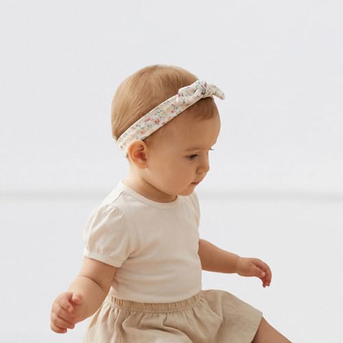 Baby Headbands Soft Stretchy Baby Girl Bows Newborn Infant Toddler Headwrap Hair Accessories - color: Coral