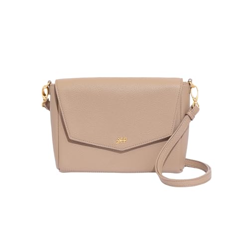 Freshly Picked Classic Crossbody Bag for Women - Stylish Handbag and Crossbody Purse Made with Premium Vegan Leather - color: Fig