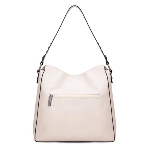 Montana West Hobo Bag for Women Crossbody Purse and Handbags Ladies Chic Shoulder Bags - color: Nude