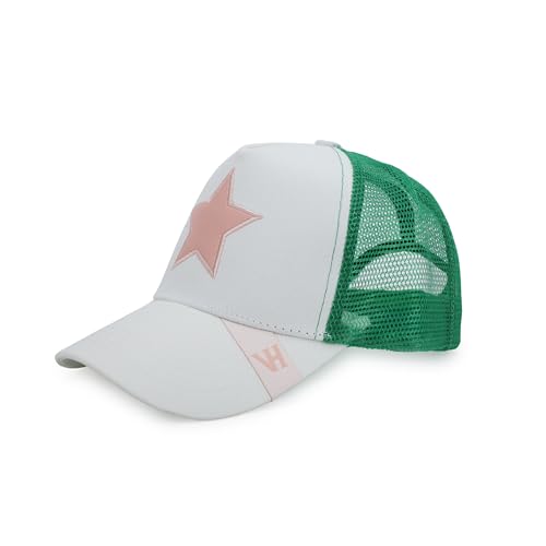 VINTAGE HAVANA Trucker Hats Women | Mesh Adjustable Snapback Hat | Men & Women Cute Trendy Fashion Baseball Cap - color: Stone/Pink/Green