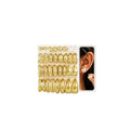 16 Pairs Starfish Chunky Gold Hoop Earrings Set for Women, Beach Shell Style Stack Statement Earrings, Hypoallergenic Lightweight Gold Plated Trendy Summer Jewelry Gift - color: gold-pearl