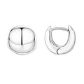 PAVOI 14K Gold Plated Chunky Huggies Earrings for Women - 925 Sterling Silver Posts Small Gold Huggie Hoop Earrings - Ultra Thick Hoops Trendy Jewelry - style: Ball