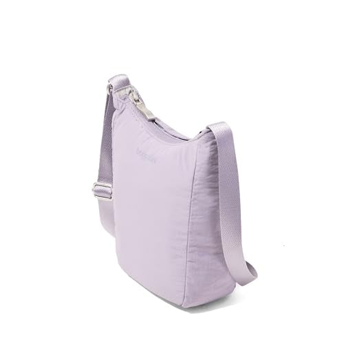 Baggallini Swift Mini Crossbody Bag for Women - 4.5x7 Small Travel Purse with Crossbody Strap and RFID - color: B-lite Lilac