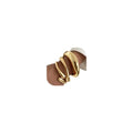 Chunky Gold Bangle Bracelets for Women, Dainty 14k Gold Plated Big Stackable Bangles Set, Trendy Statement Cuff Bracelet Stack Summer Beach Jewelry Gifts - style: Gold