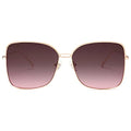 SOJOS Trendy Square Oversized Sunglasses Womens Mens UV400 Big Large Designer Shades SJ1082 - color: Rose Gold/Rose