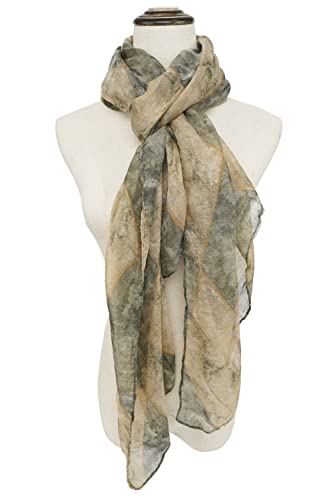 YOUR SMILE Ladies/Women's Lightweight Floral Print/Solid Color mixture Shawl Scarf For Spring Summer season - color: 114