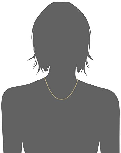 Amazon Essentials Sterling Silver Diamond Cut Rope Chain Necklace - color: Yellow Gold, size: 16"