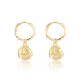 Mameloly Cowgirl Earrings for Women CZ 14K Gold Plated Western Cowboy Hat Dangle Hoop Earrings Cute Jewelry Hypoallergenic - color: 1 CZ Hat