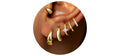 6 Pairs Gold Hoop Earrings Set for Women Trendy Chunky Huggie Dainty Earring Jewelry Small Fashion Hoop Earrings for Gifts