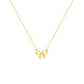 OGD Gold Necklace for Women, Bow Necklace 14K Layered Gold Necklace Dainty Bow Pendant Choker Necklace Trendy Bow Necklace Gold Chain Necklaces for Women Jewelry Gift - color: Gold Bow-1PCS