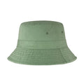 Hot Summer Bucket Hat - Trendy Cotton Sun Hat for Beach, Golf, Fishing - Fun Outdoor Vacation Boonie for Men and Women - color: Green Tea