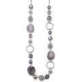 PEARL&CLUB Long Beaded Necklaces For Women - Sweater Chain Fashion Jewelry Necklace Gifts For Women - color: 23-Grey