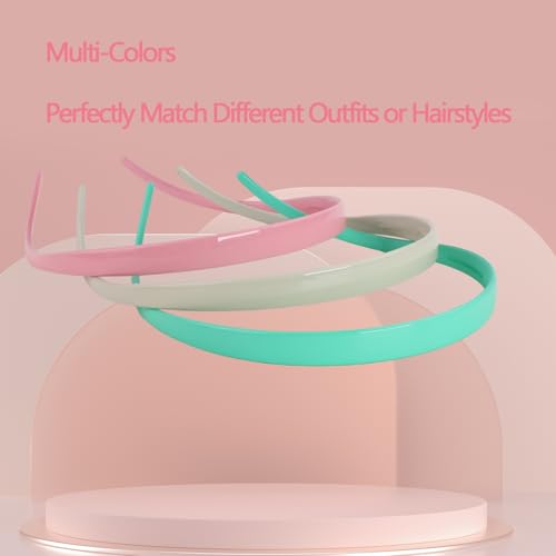 6 Pack Glasses Headbands for Women, Hairband Designed for Eyewear, Fashion Skinny Headbands-Polished - color: Polished - 6 Colors01