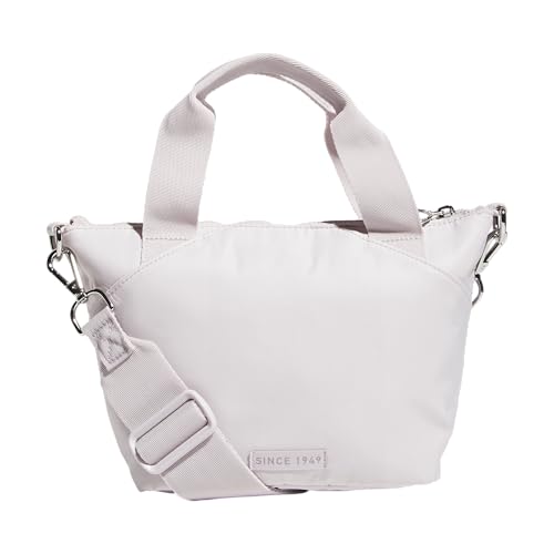 adidas Small Tote Mini Bag for Women and Men - color: Premium/Ice Purple/Silver Metallic