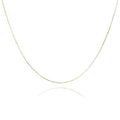 NAG.HC 925 Sterling Silver Chain 0.8MM Delicate Box Chain - Italian Necklace Chain - Tiny&Thin&Strong -Friendly Price & Quality 14"-30" - color: 18K Gold, size: 22.00