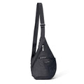 Baggallini Mini Sling - 12x7 Sling Crossbody Bag Backpack with Adjustable Shoulder Strap - color: French Navy