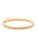 Timeless 18K Gold Vermeil Bracelet for Women, Hypoallergenic Nickel-Free Charm, Durable Everyday Jewelry Gift Tarnish-Resistant - style: Monica Gold Beaded Bracelet