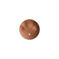 Luxval Diamond Pendant Gold Necklace for Women，Dainty 18k Gold Plated Choker Necklaces Simple Gold Jewelry Gifts for Women Girls - color: Gold-Heart