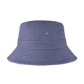 Hot Summer Bucket Hat - Trendy Cotton Sun Hat for Beach, Golf, Fishing - Fun Outdoor Vacation Boonie for Men and Women - color: Blueberry