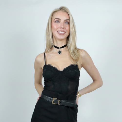Millennials In Motion Gothic Necklaces - color: Oval Choker