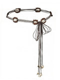 TeeYee Women Boho Rope Belts For Dresses Jeans Belt Adjustable Belt - color: 281coffe