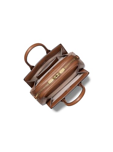MICHAEL Michael Kors Laila Extra Small Crossbody - color: Gold-tone Hardware/Embossed Goat Leather/Luggage