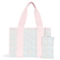 FLAUNT Everyday Tote Bag with Phone Pouch for Women - Lightweight, Airline Approved, Easy To Carry, Foldable & Washable - color: Pink Opal Shell