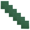 Motique Accessories Solid Color Bandana - Set of 6 Bandannas - color: Dark Green