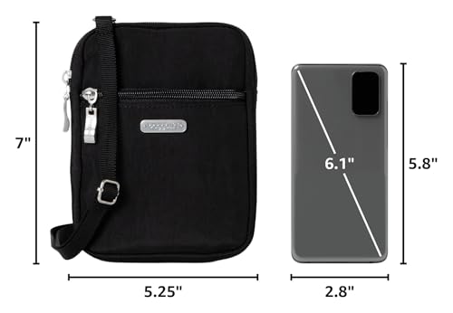 Baggallini Women's Essential Mini Crossbody Bag - color: Black
