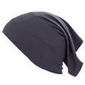 Women Under Scarf Hijab Cap Undercap Headwrap Scarf Stretch Tube Neck Cover - color: Dark Gray