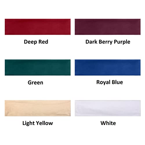 TERSE Headbands for Women Non Slip, Elastic Sweat Hairbands Soft Fabric Hair Bands for Women's Hair, Workout Yoga Running Sport Thin Hair Wrap for Girls - color: Headbands Color-B