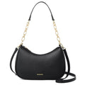 Anti-Theft Shoulder Bag for Women | RFID Crossbody Purse | Lightweight Crescent Hobo Handbag for Travel & Daily Use - color: A-black