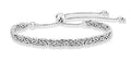 Miabella Italian 925 Sterling Silver, 18K Gold Plated 4mm Byzantine Adjustable Bolo Link Chain Bracelet for Women Handmade in Italy - style: sterling silver