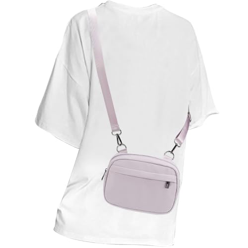 MAXTOP Small Crossbody Bags for Women Belt Bag Fanny Pack with Adjustable Strap - color: Lavender Purple, style: Small Crossbody Bag
