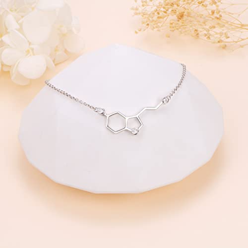Anklets for Women S925 Sterling Silver Adjustable Beach Foot Ankle Bracelet Jewelry Gifts - style: Serotonin