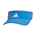 adidas Women's Superlite Visor – Lightweight Moisture-Wicking Running Tennis Hat - color: Ray Blue/White/3